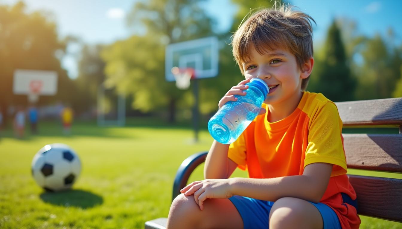 découvrez comment bien hydrater un enfant pendant les activités sportives pour assurer sa santé et ses performances optimales.