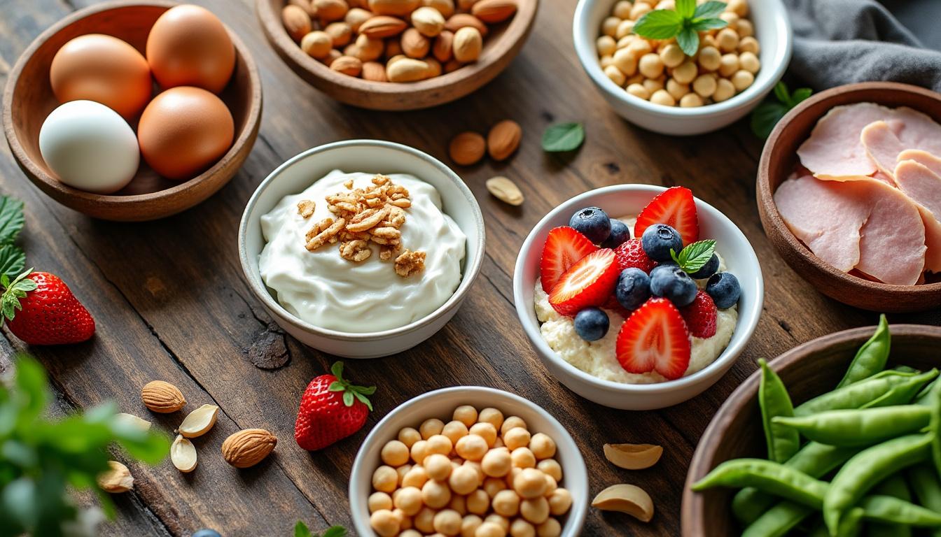 découvrez des collations protéinées simples et naturelles, sans utiliser de poudre, idéales pour un snack sain et rapide à préparer.