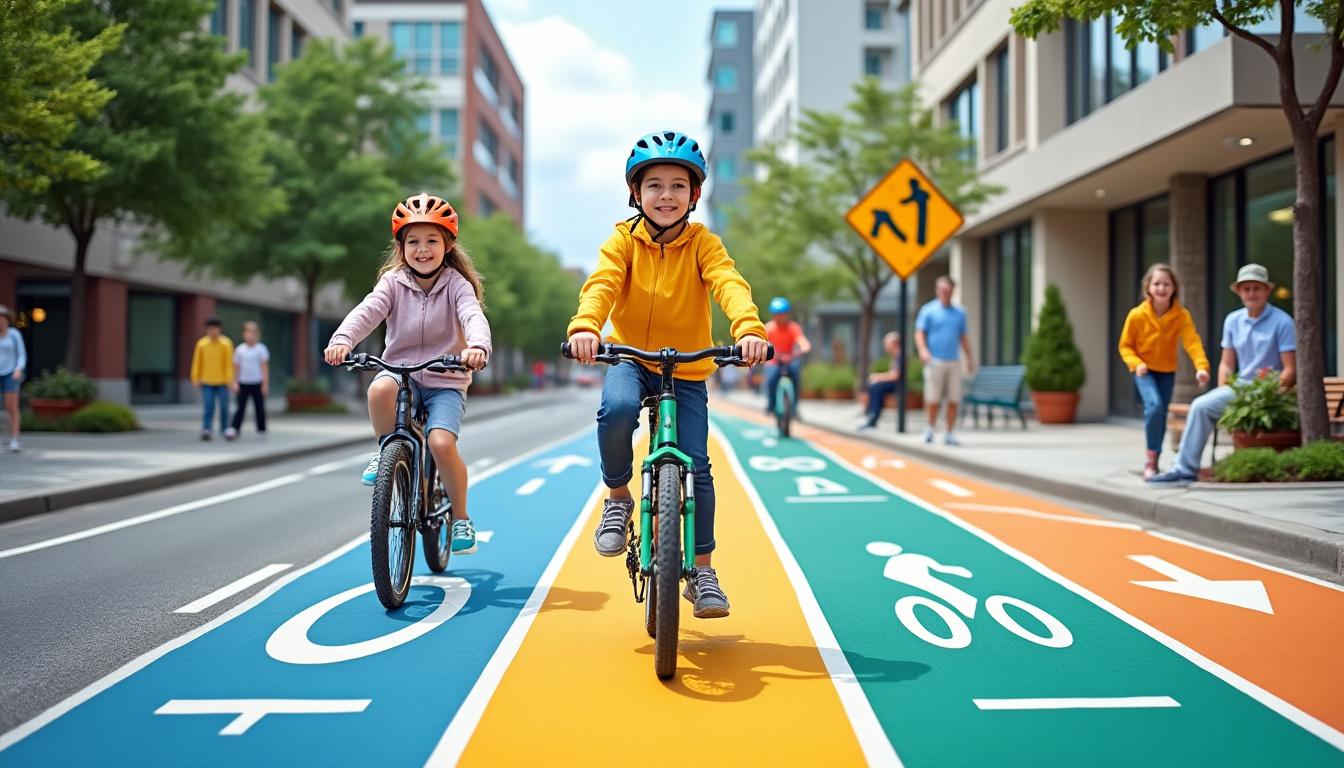 découvrez comment transformer les trajets en ville en moments d'activité physique amusante pour les enfants, alliant mobilité et santé au quotidien.